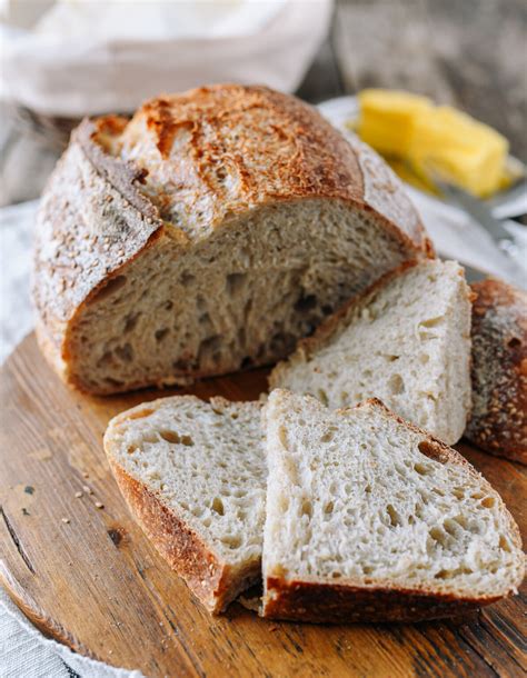 Sourdough bakery - Water and flour are combined in a clean jar and left for 24 hours. The next day, ⅔’s of the mixture is replaced with fresh flour and water. The discarding and refreshment steps repeat every 24 hours or when it peaks (rises to the top). Over time, wild yeast and bacteria become more and more active.